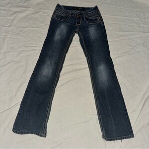 Vintage Angels Jeans Dark Blue Boot Cut Women's Jeans